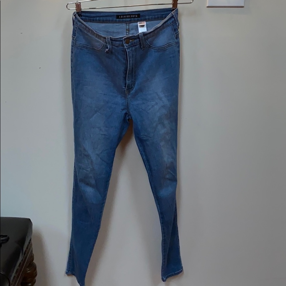 High Waister Skinny Jeans Fashion Nova